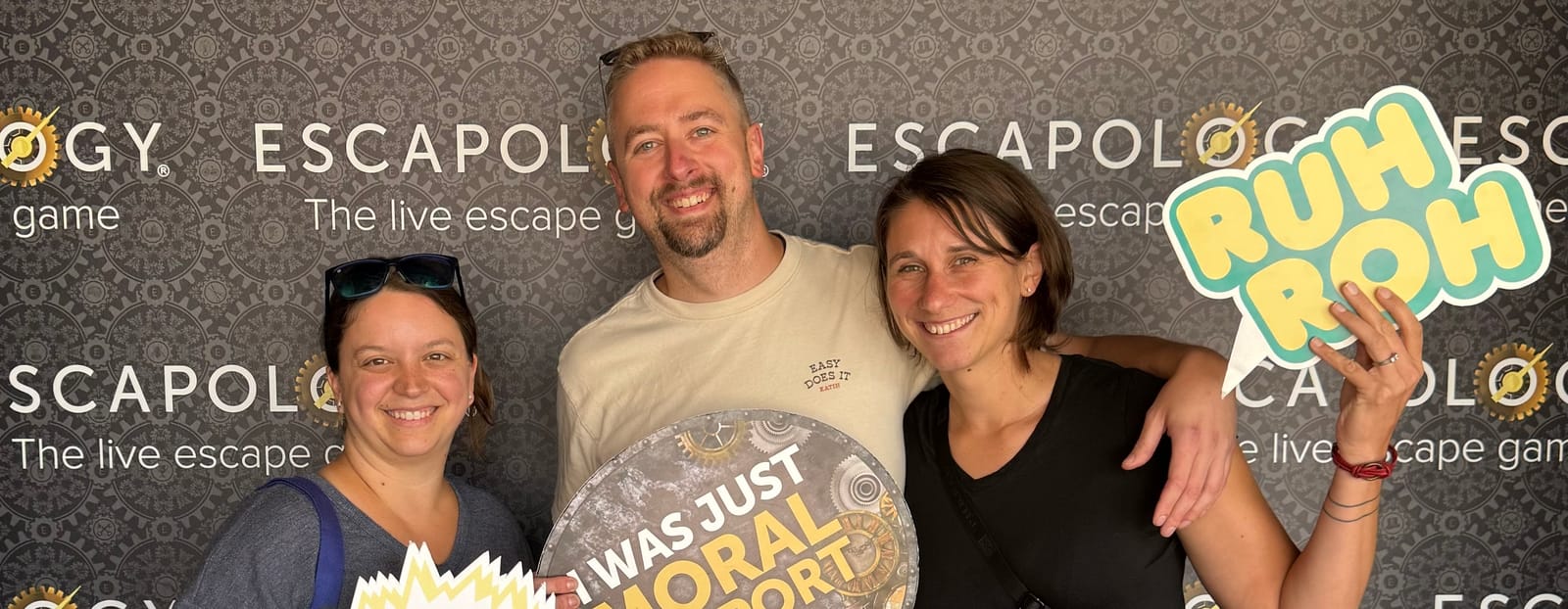 The Openlane team at an escape room