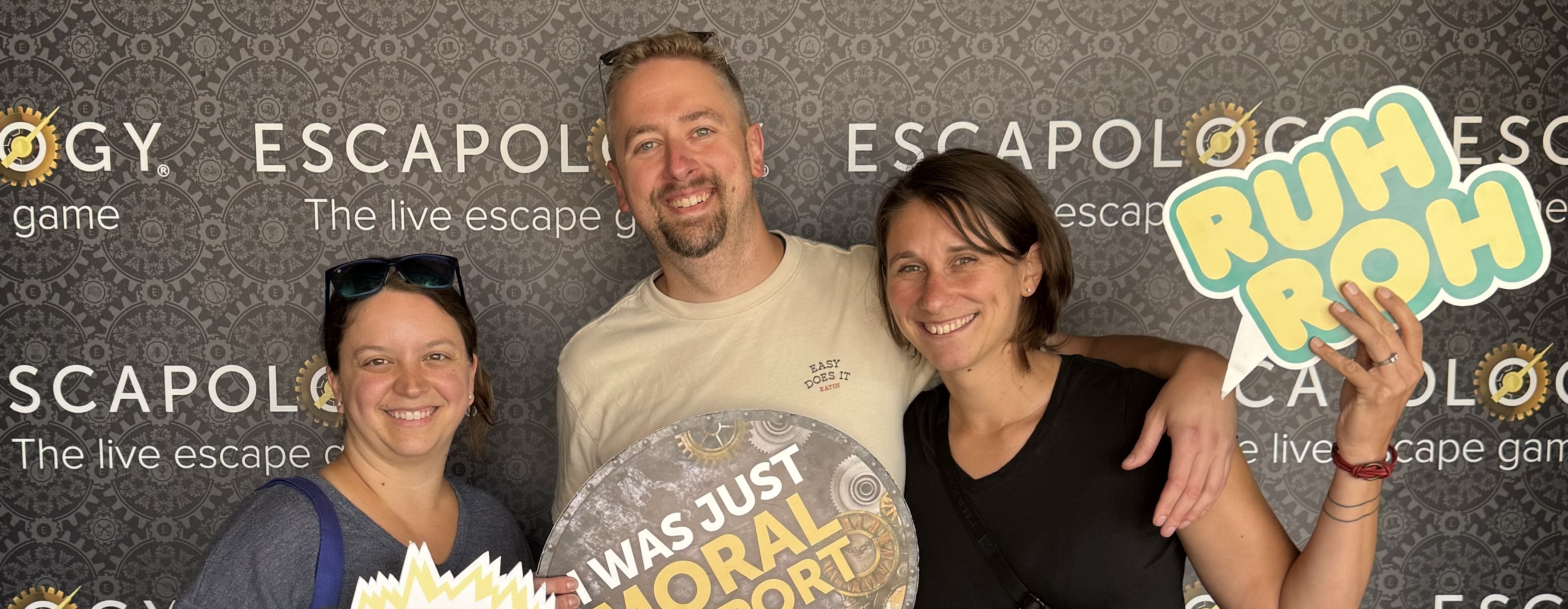 The Openlane team at an escape room